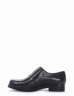 scarpa no lace tacco 2 cm nero