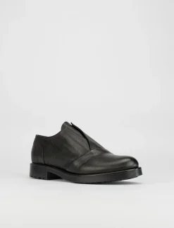 scarpa no lace tacco 2 cm nero