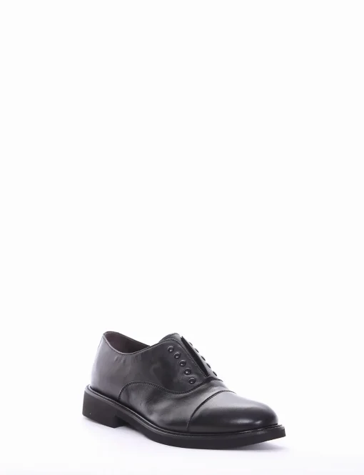 scarpa no lace tacco 2 cm nero