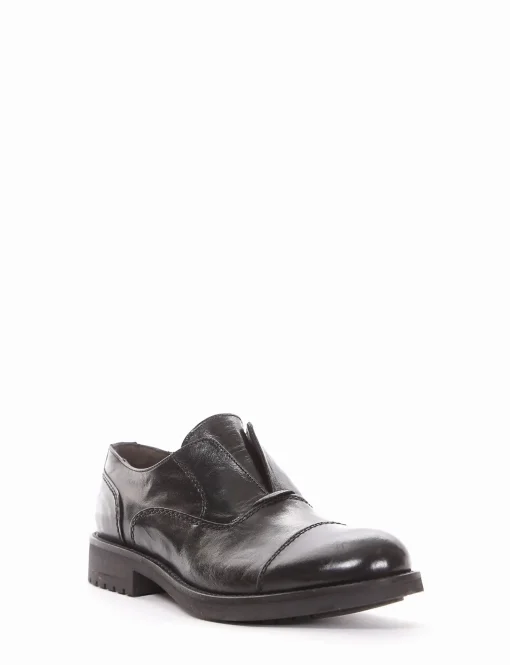 scarpa no lace tacco 2 cm nero