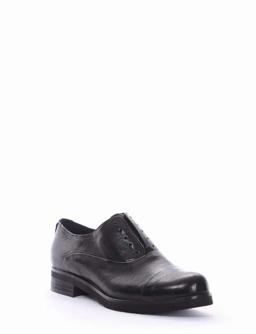 scarpa no lace tacco 2 cm nero