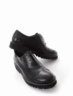 scarpa no lace tacco 2 cm nero