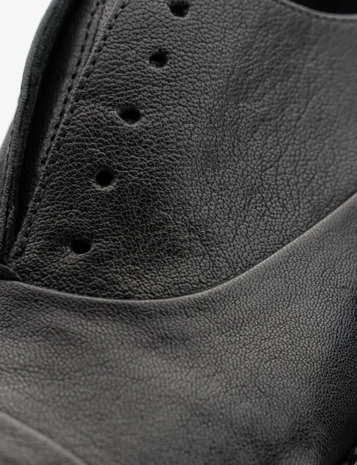 scarpa no lace tacco 3 cm nero