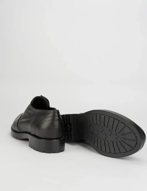 scarpa no lace tacco 2 cm nero