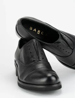 scarpa no lace tacco 3 cm nero