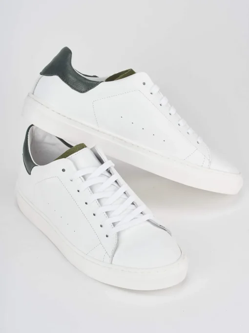 Sneakers bianco pelle