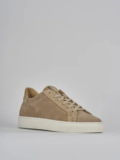 Sneakers camoscio beige