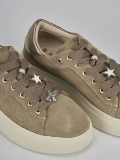 Sneakers camoscio beige