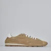 Sneakers camoscio marrone