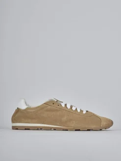 Sneakers camoscio marrone