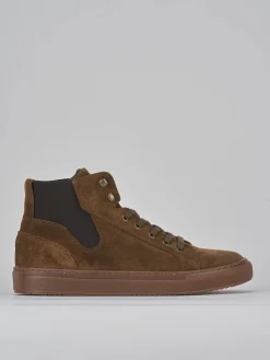 Sneakers camoscio marrone