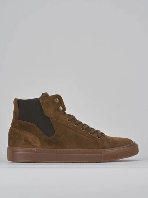 Sneakers camoscio marrone