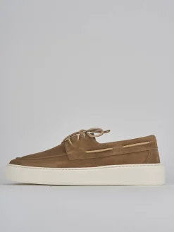 Sneakers camoscio marrone