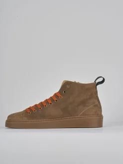 Sneakers camoscio marrone