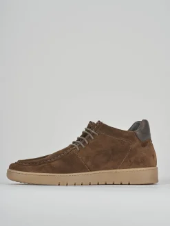 Sneakers camoscio marrone