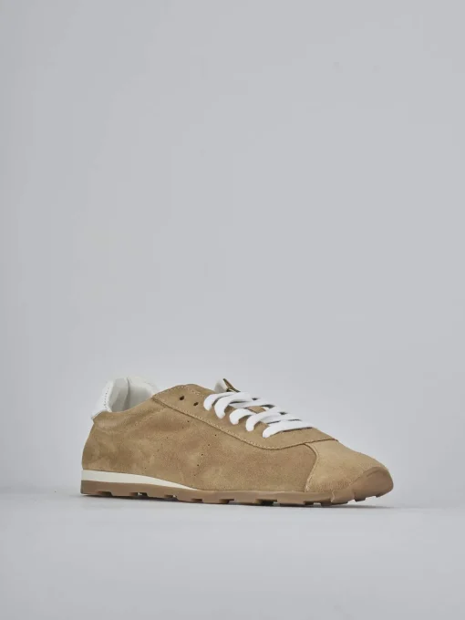 Sneakers camoscio marrone