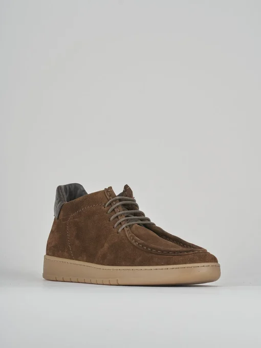 Sneakers camoscio marrone