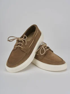 Sneakers camoscio marrone