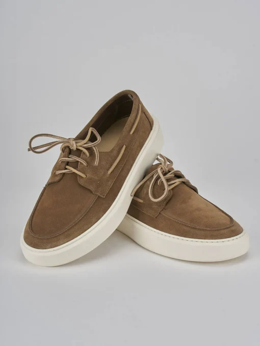 Sneakers camoscio marrone