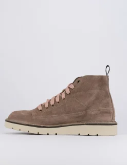 Sneakers camoscio rosa