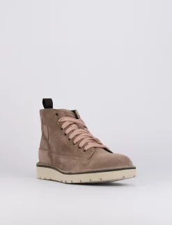 Sneakers camoscio rosa