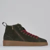 Sneakers camoscio verde