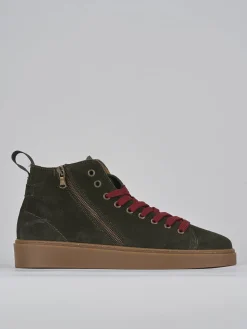 Sneakers camoscio verde