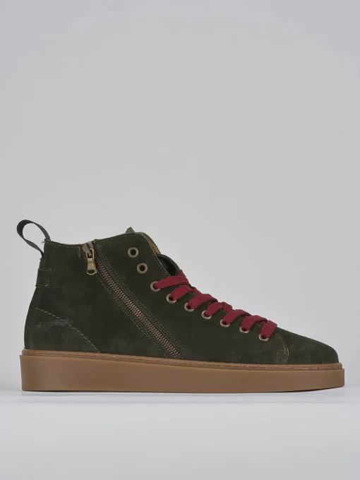 Sneakers camoscio verde