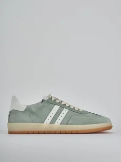 Sneakers camoscio verde