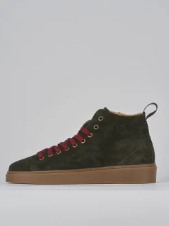 Sneakers camoscio verde