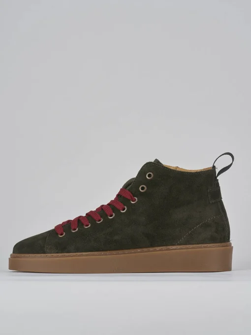 Sneakers camoscio verde