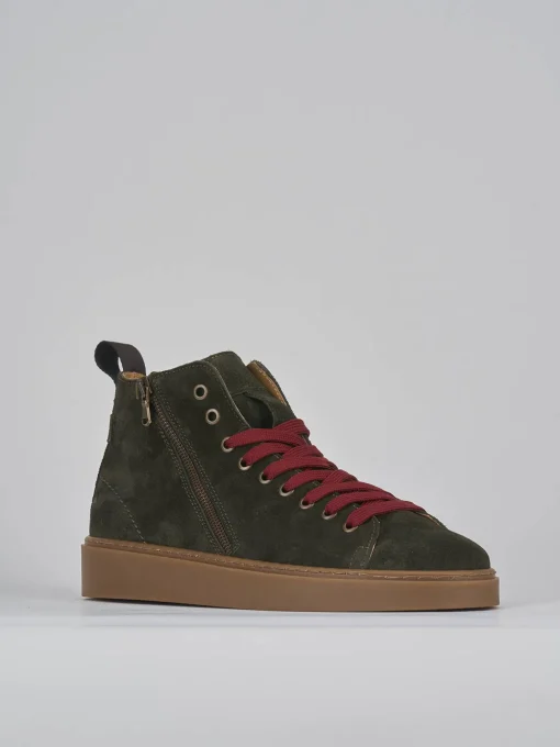 Sneakers camoscio verde