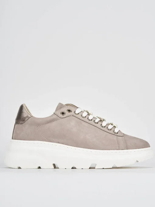Sneakers nabuk beige