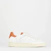 Sneakers pelle arancio