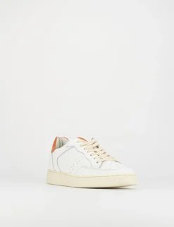 Sneakers pelle arancio