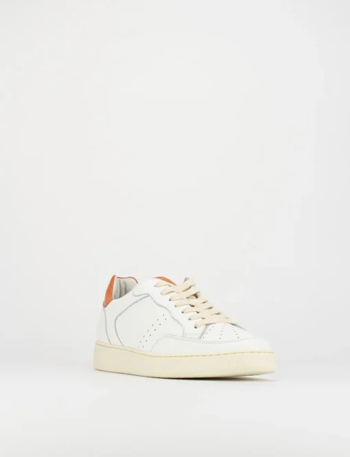 Sneakers pelle arancio