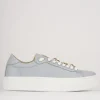 Sneakers pelle azzurro