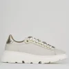 Sneakers pelle beige