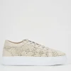 Sneakers pelle beige