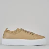 Sneakers pelle beige