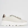 Sneakers pelle beige