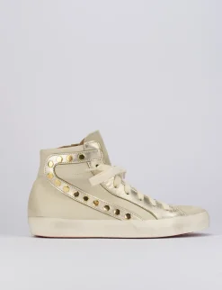 Sneakers pelle beige