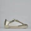 Sneakers pelle beige