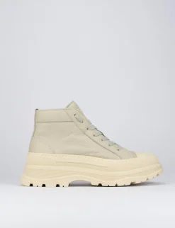 Sneakers pelle beige