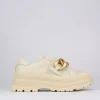 Sneakers pelle beige