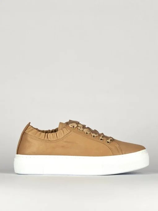 Sneakers pelle beige