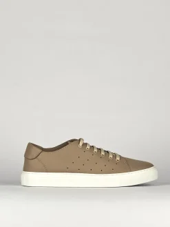 Sneakers pelle beige