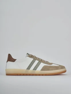 Sneakers pelle beige