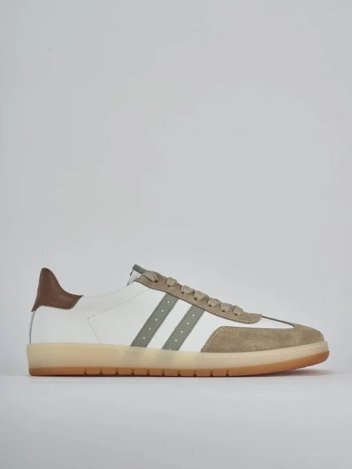 Sneakers pelle beige