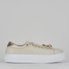 Sneakers pelle beige